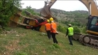 Excavator rescue attempt fails