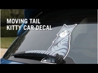 Moving Tail Kitty Car Decal from ThinkGeek