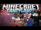 Minecraft | CANDYLAND! (Candy Cane Pigs, Chocolate Dogs, Candy Dimension & More!) | Mod Showcase