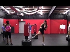 Spot Me Live kick boxing/women's high intensity interval training
