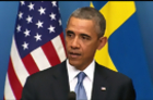 Obama Faces Questions on Syria While in Sweden