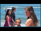 Girls at The Beach and Boardwalk - Kids Swim in The Pool - Tropical Storm - Funny Pranks