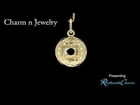 Basketball Gold Charm Style 1521