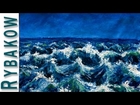 Mighty Seascape - Impasto Sea oil Painting - ART by Valery Rybakow