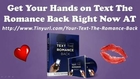 Text The Romance Back Examples | Text The Romance Back Example Text