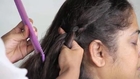 PARTY HAIRSTYLE - Side French braid /Reverse Braid for Christmas/Festivals