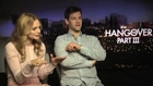 Heather Graham And Justin Bartha Interview -- The Hangover Part III