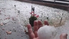 Crazy storm in Germany with giant balls of hail sized like tennis of baseball Balls!!! Epic Summer Storm!!