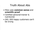 Truth About Abs An Overview of Mike Geary's The Truth About Six Pack Abs.[hot]