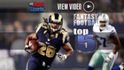 2013 Fantasy Football: Top 5 Sleepers You Must Know