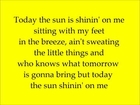 Shinin' on Me (On Screen Lyrics)